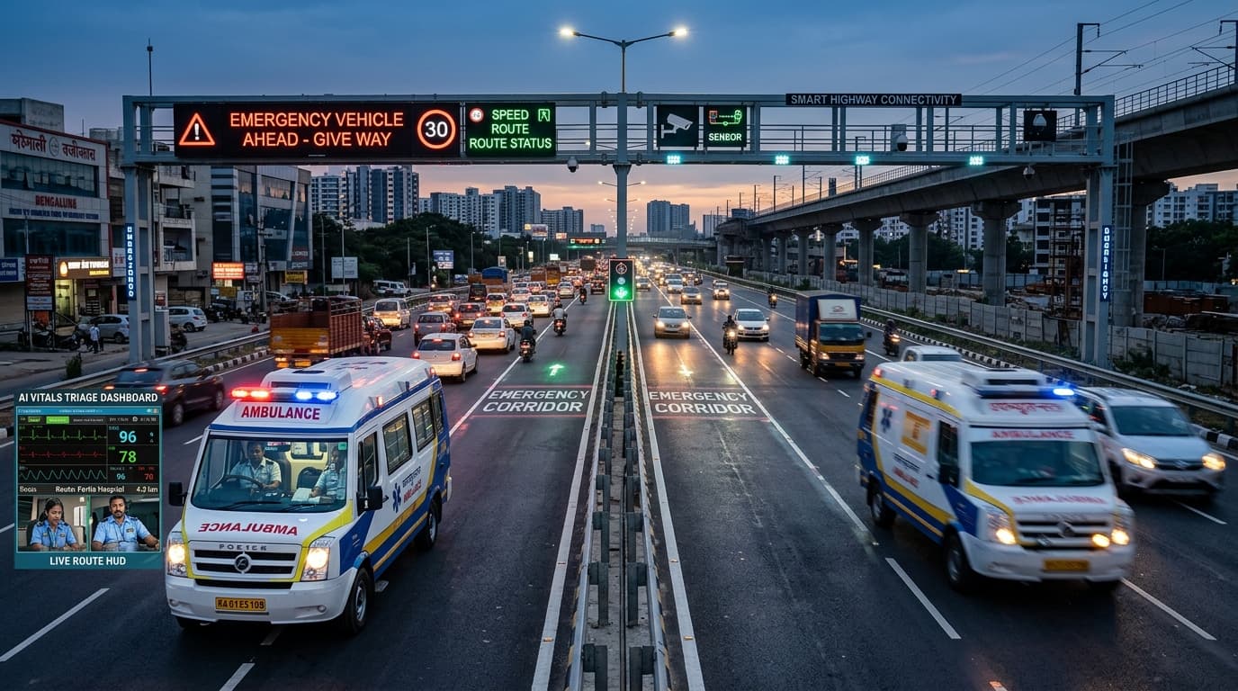 JEEVA Smart Emergency Ambulance and Highway Corridor